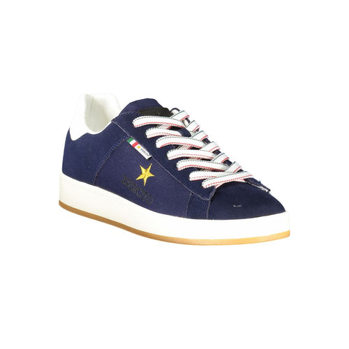 Esercito 1659 Blauer Herren-Sneaker aus Polyurethan