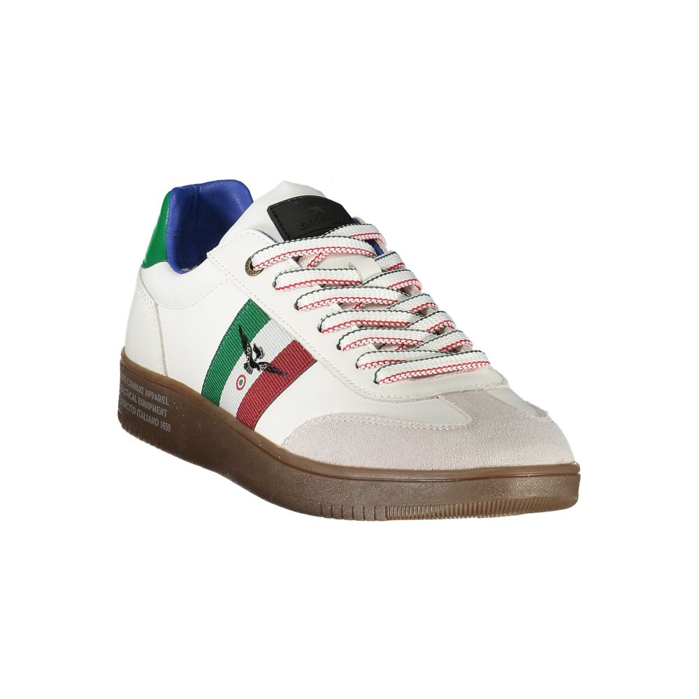 Esercito 1659 Herren-Sneaker aus weißem Polyurethan
