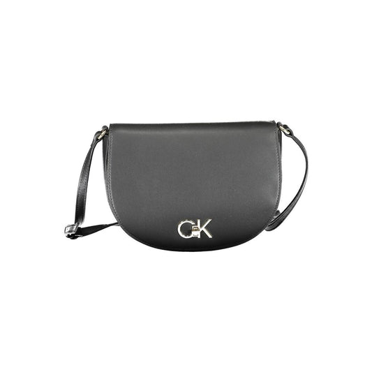 Calvin Klein Schwarze Polyester Handtasche