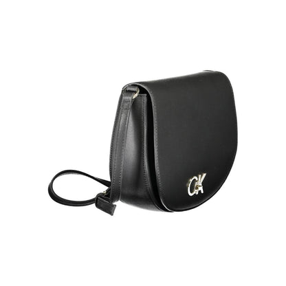 Calvin Klein Schwarze Polyester Handtasche