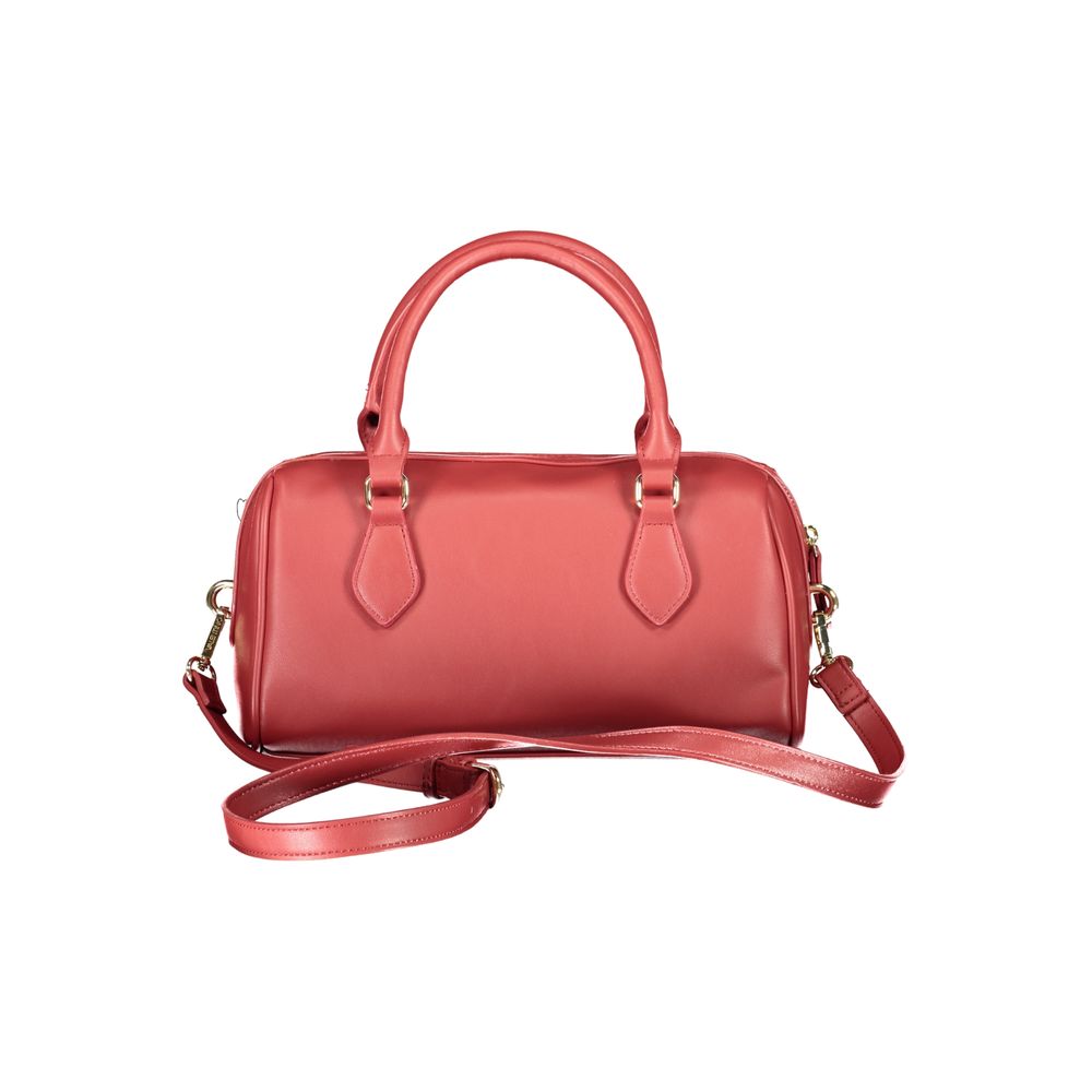 Mario Valentino Damenhandtasche aus rotem Polyurethan