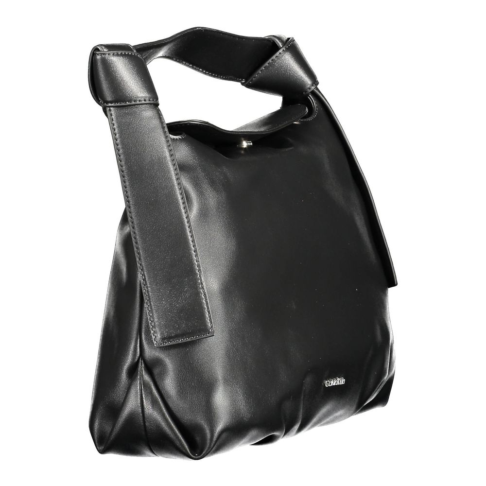 Calvin Klein Schwarze Polyester Handtasche