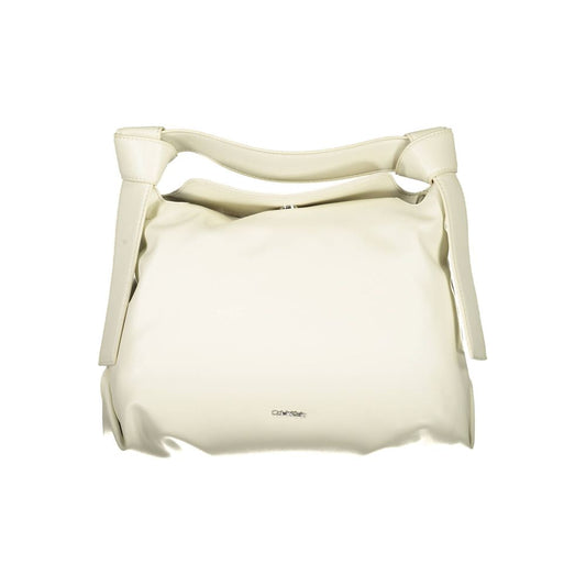 Calvin Klein Beige Polyester Handtasche