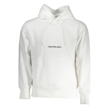 Calvin Klein Baumwoll-Sweatshirt in Weiß