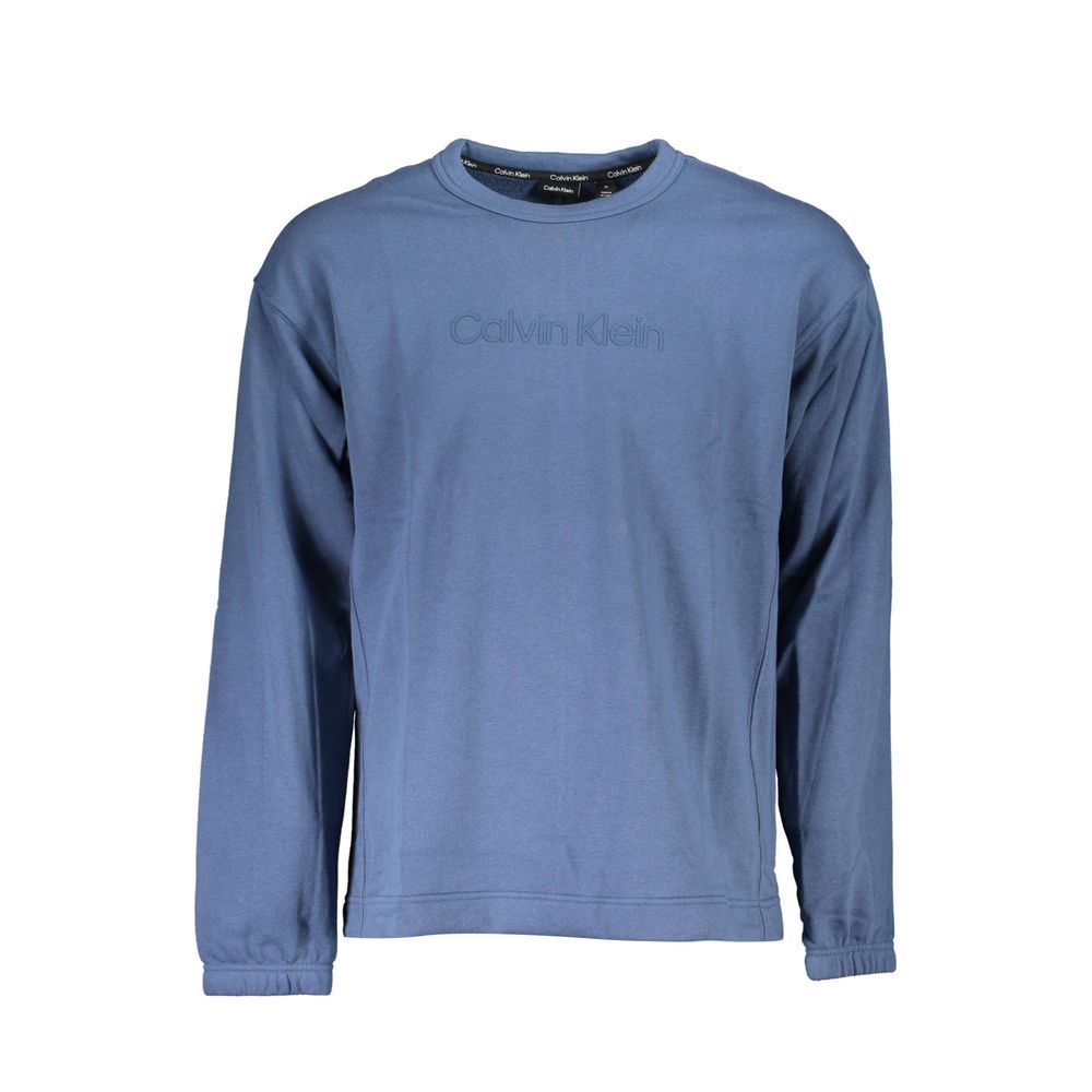 Calvin Klein Baumwoll-Sweatshirt in Blau