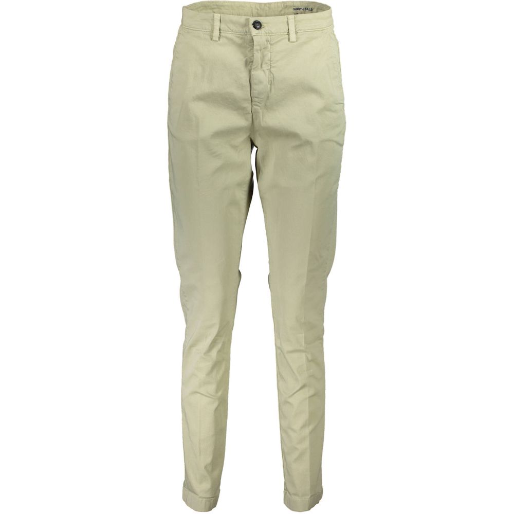 North Sails Graues Baumwoll-Poloshirt