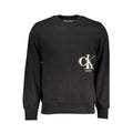 Calvin Klein Baumwoll-Sweatshirt in Schwarz