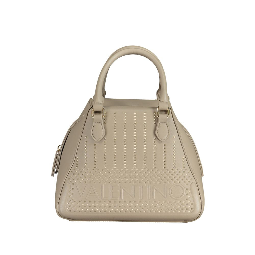 Mario Valentino Damen-Handtasche aus beigem Polyurethan