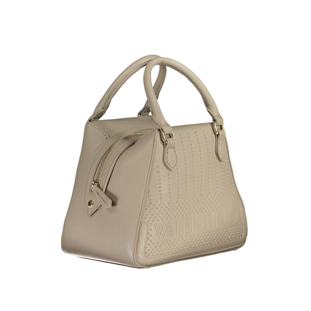 Mario Valentino Damen-Handtasche aus beigem Polyurethan