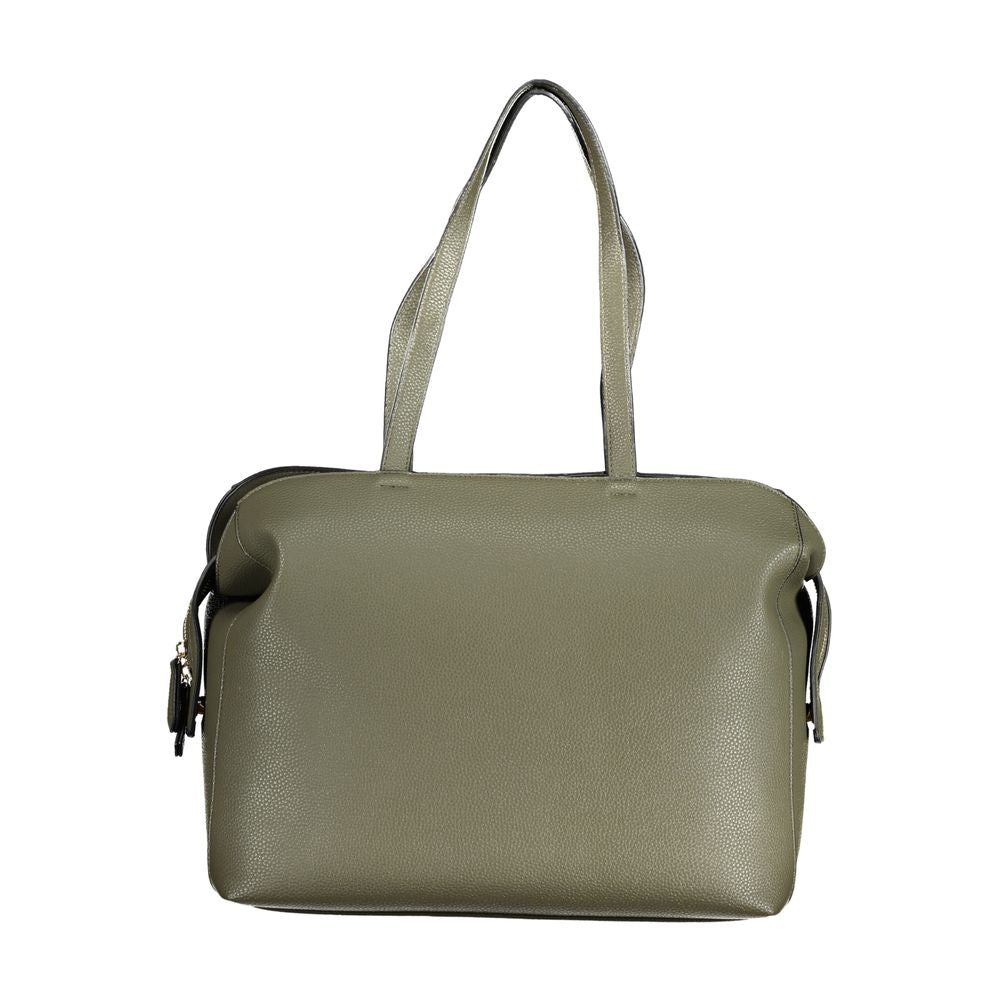 Mario Valentino Grüne Polyethylen-Handtasche