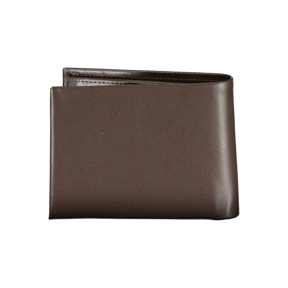 Calvin Klein Braunes Leder Portemonnaie