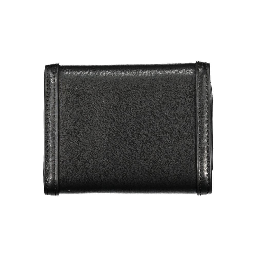 Tommy Hilfiger Schwarzes Portemonnaie aus Polyethylen