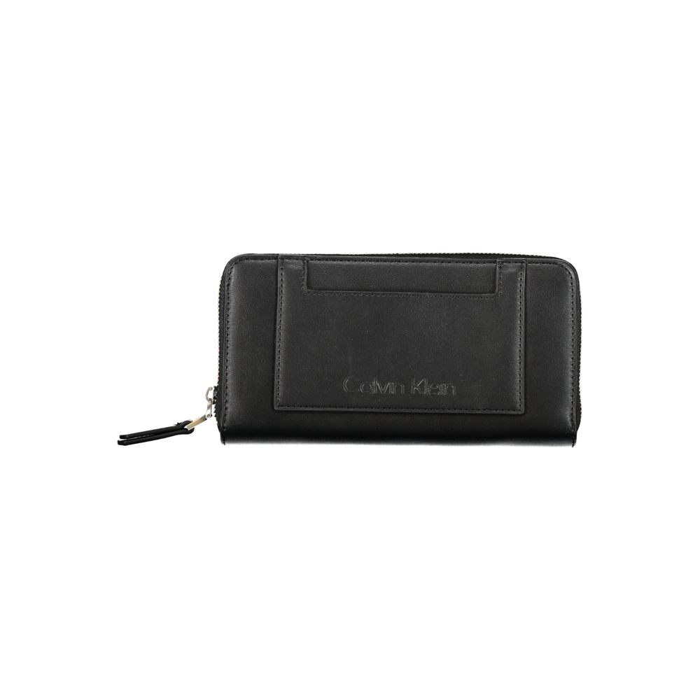 Calvin Klein Schwarzes Polyester Portemonnaie