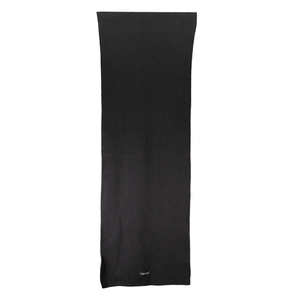 Calvin Klein Schwarzer Baumwollschal