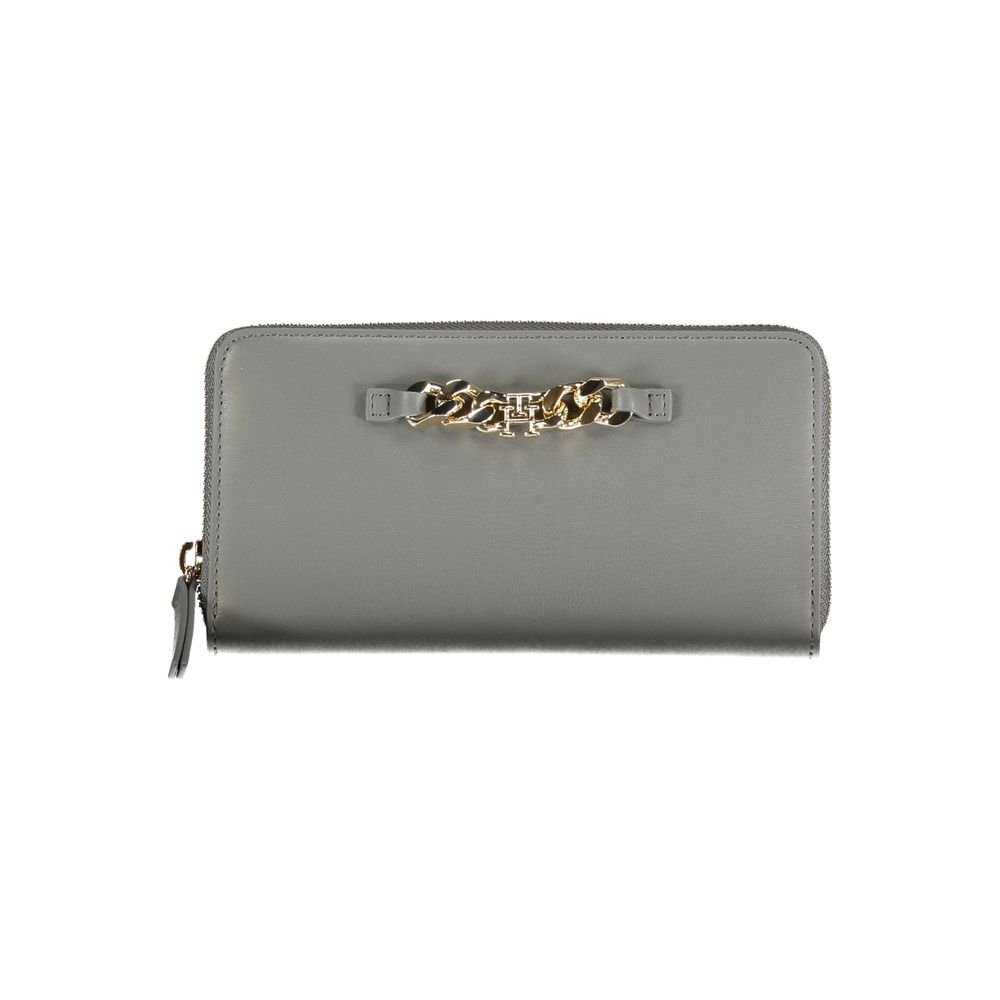 Tommy Hilfiger Graue Polyethylen-Brieftasche