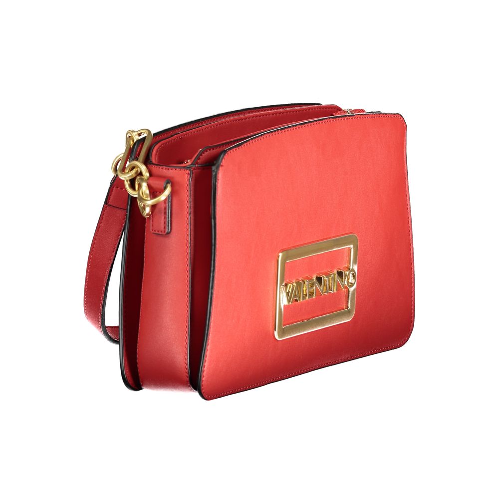 Mario Valentino Damenhandtasche aus rotem Polyurethan