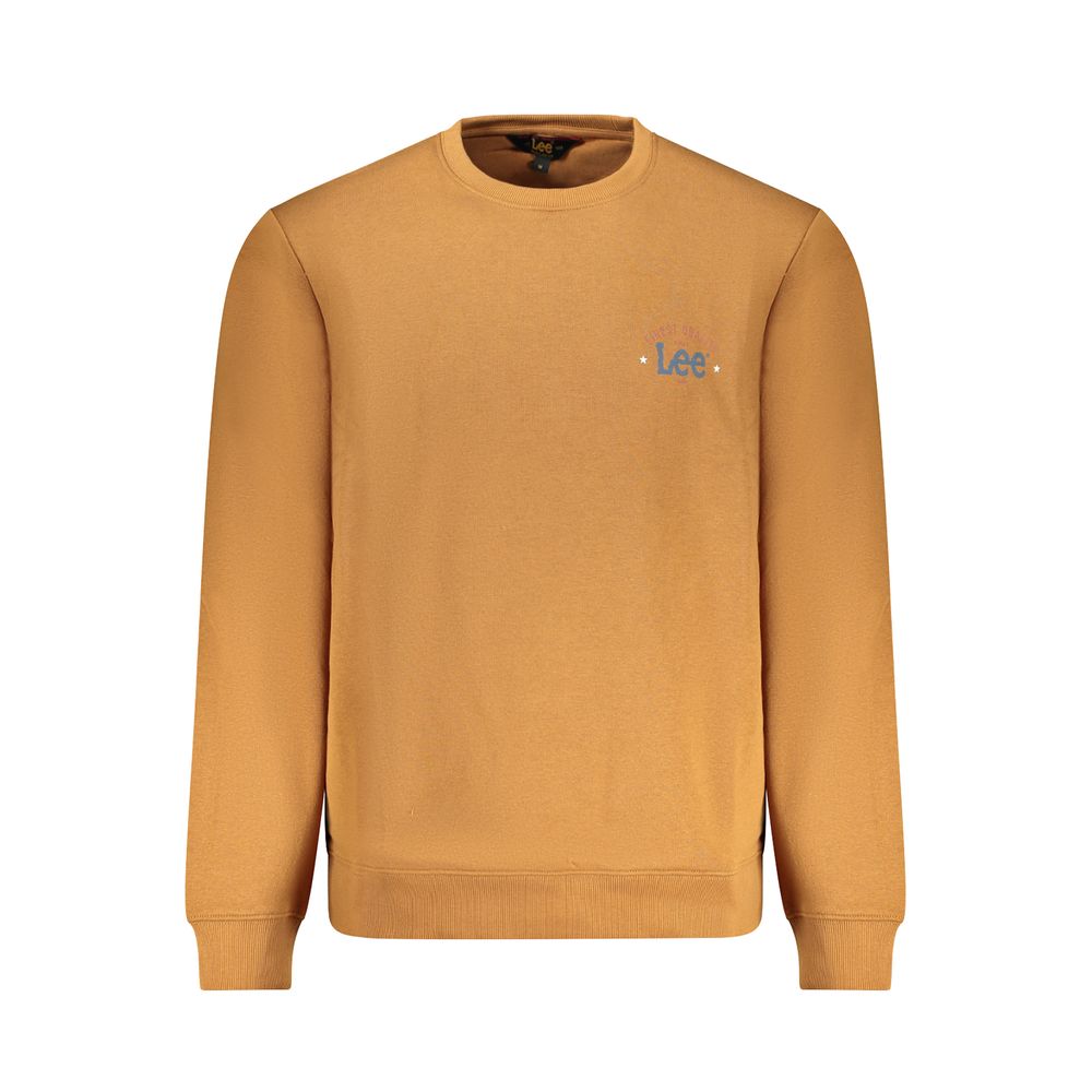 Lee Baumwoll-Sweatshirt in Braun