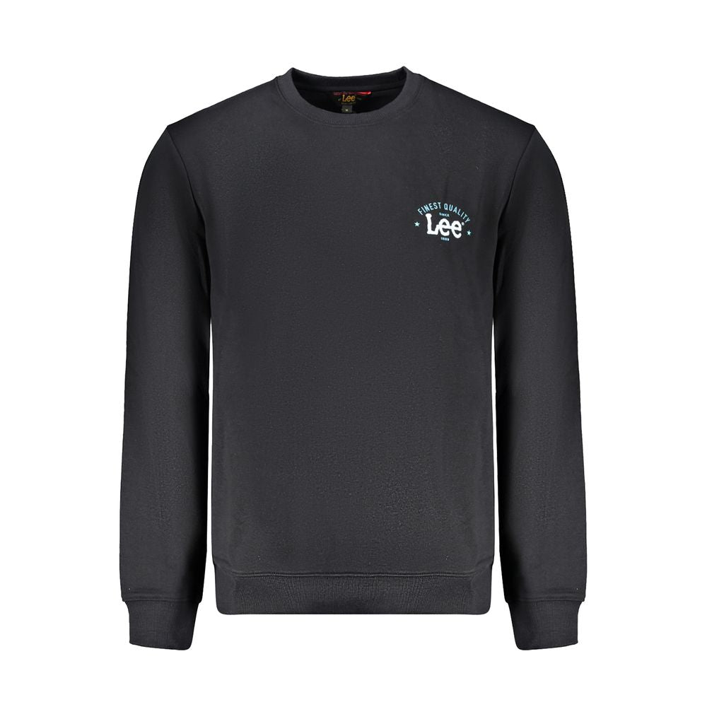 Lee Baumwoll-Sweatshirt in Schwarz