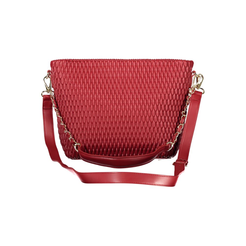 Mario Valentino Damenhandtasche aus rotem Polyurethan