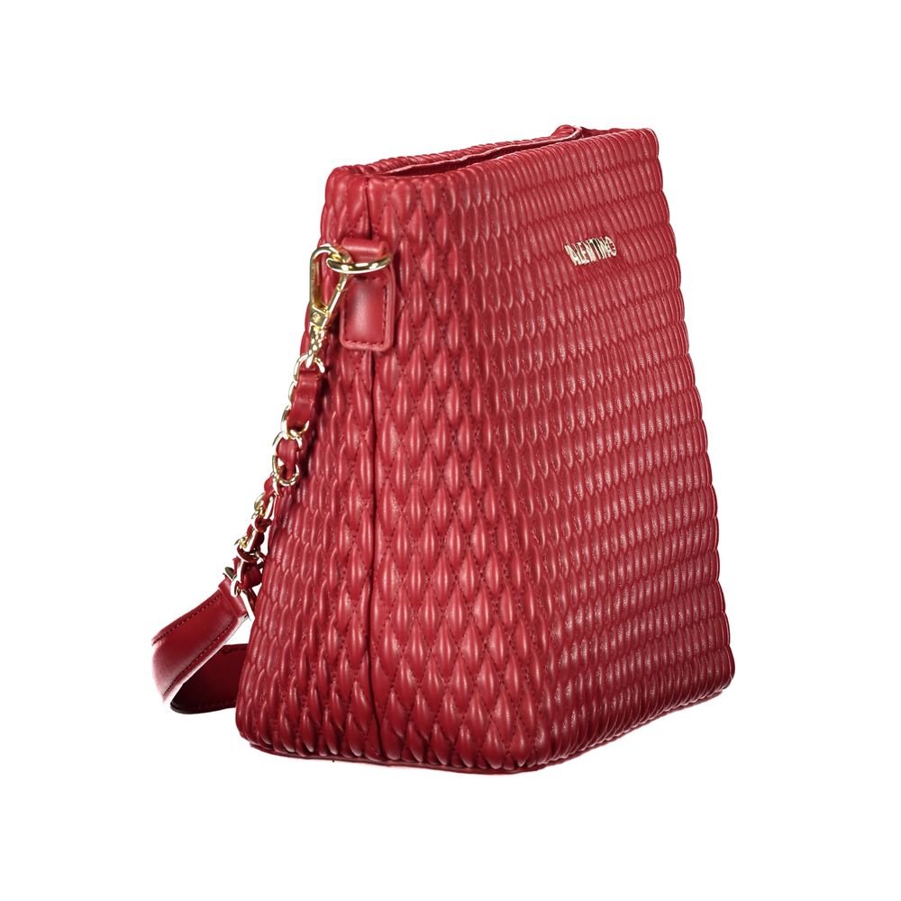 Mario Valentino Damenhandtasche aus rotem Polyurethan