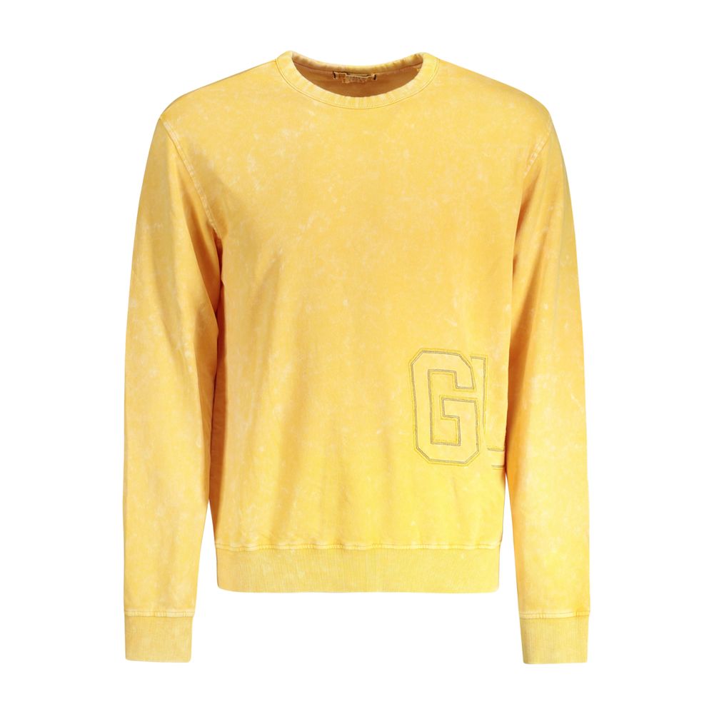 Guess Jeans Gelbes Baumwoll-Sweatshirt