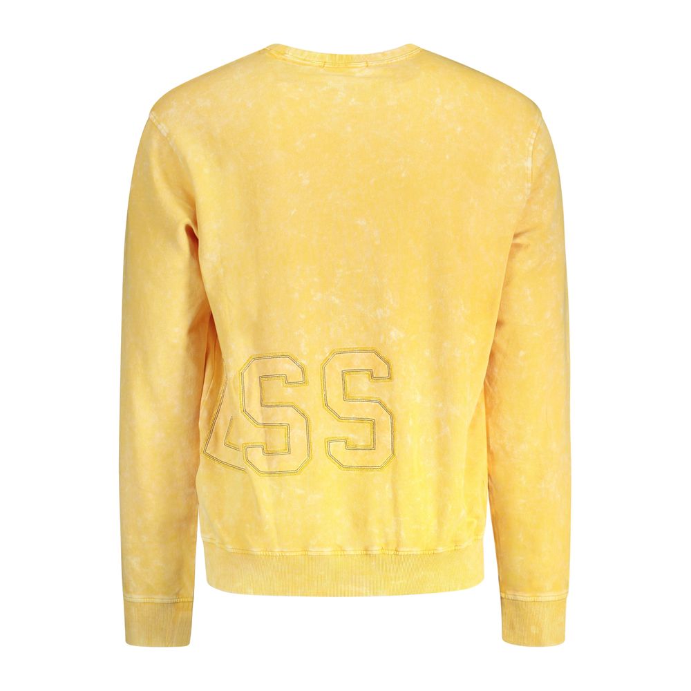 Guess Jeans Gelbes Baumwoll-Sweatshirt