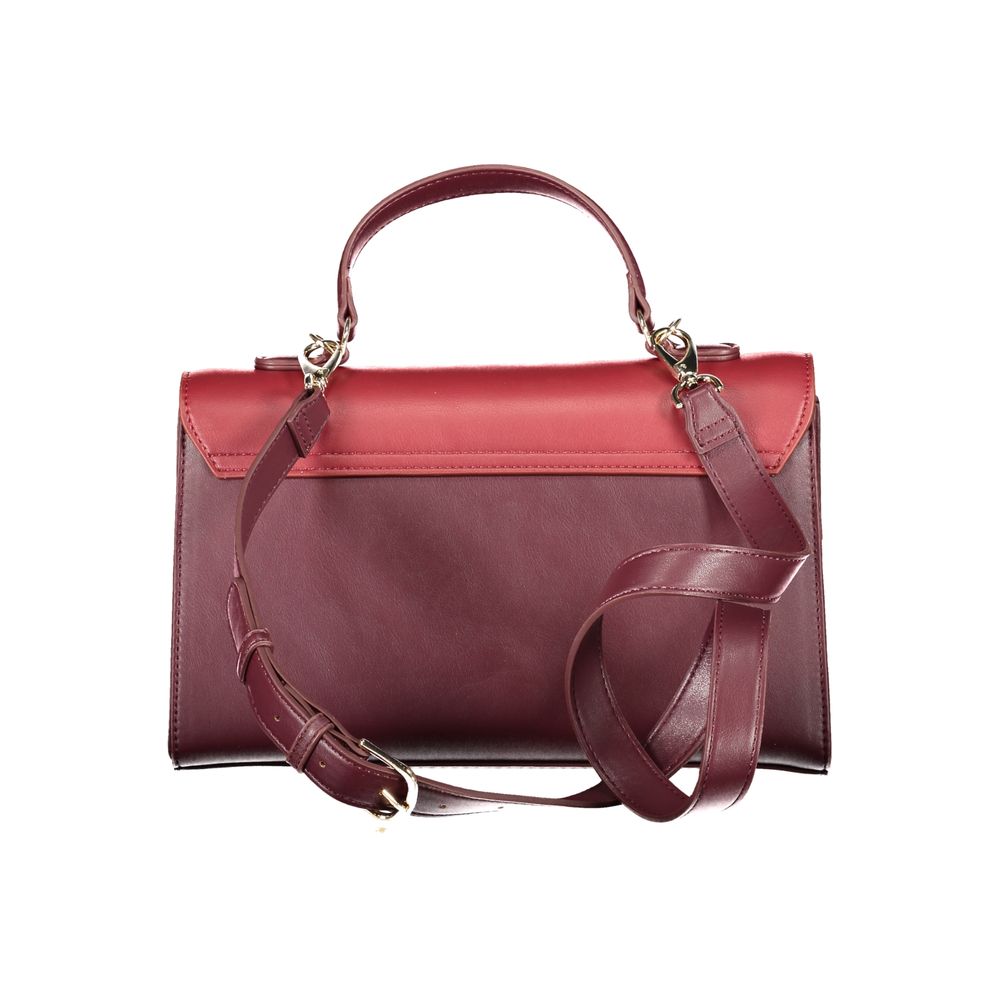 Mario Valentino Damenhandtasche aus rotem Polyurethan