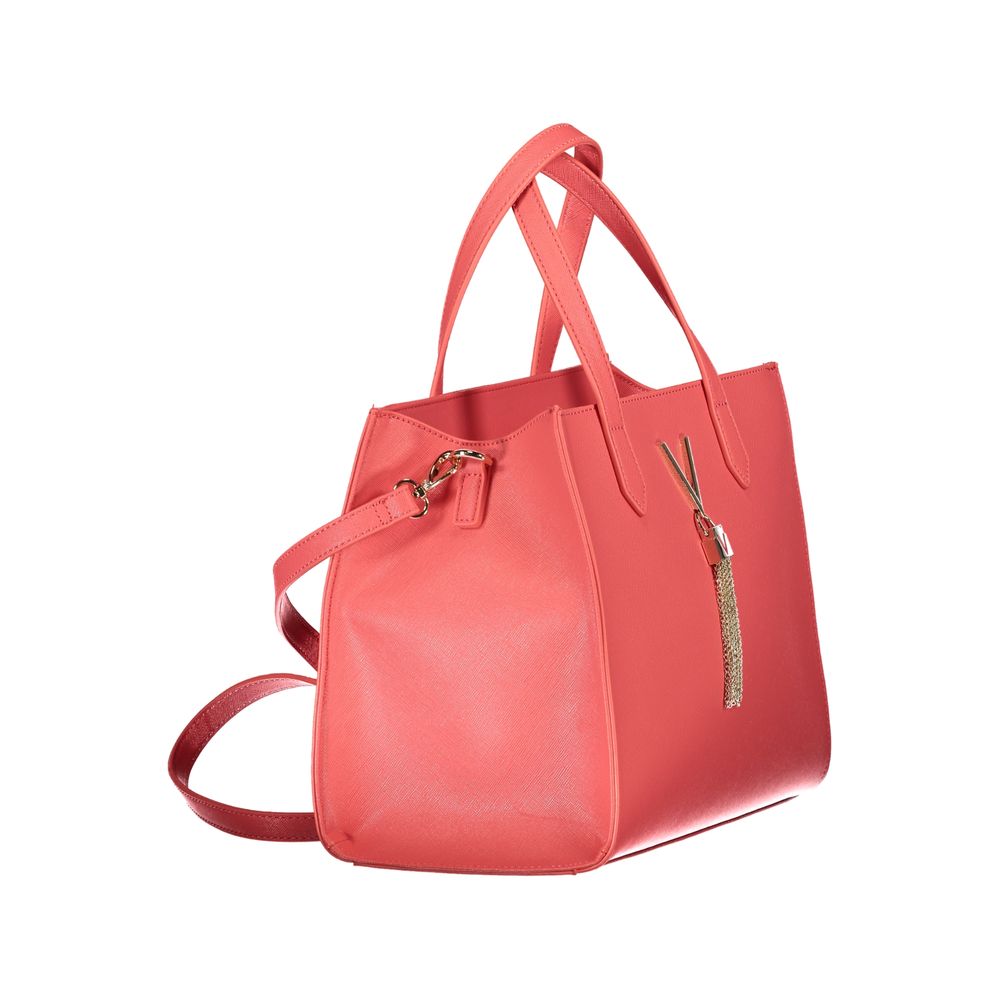 Mario Valentino Rosa Polyurethane Damen Handtasche