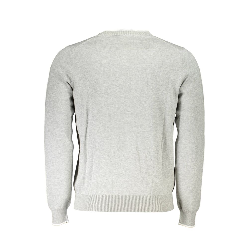North Sails Grauer Baumwollpullover