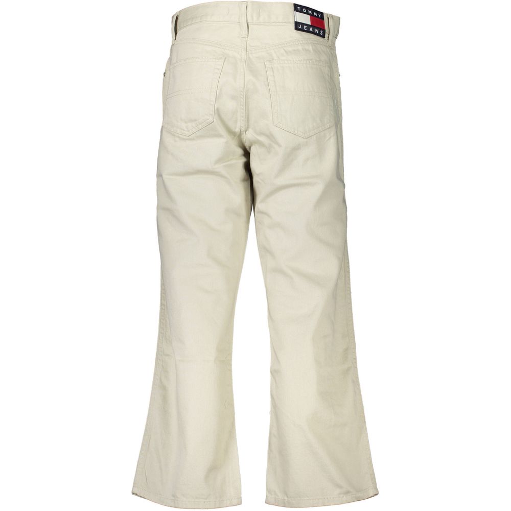 Tommy Hilfiger Beigefarbene Baumwolljeans