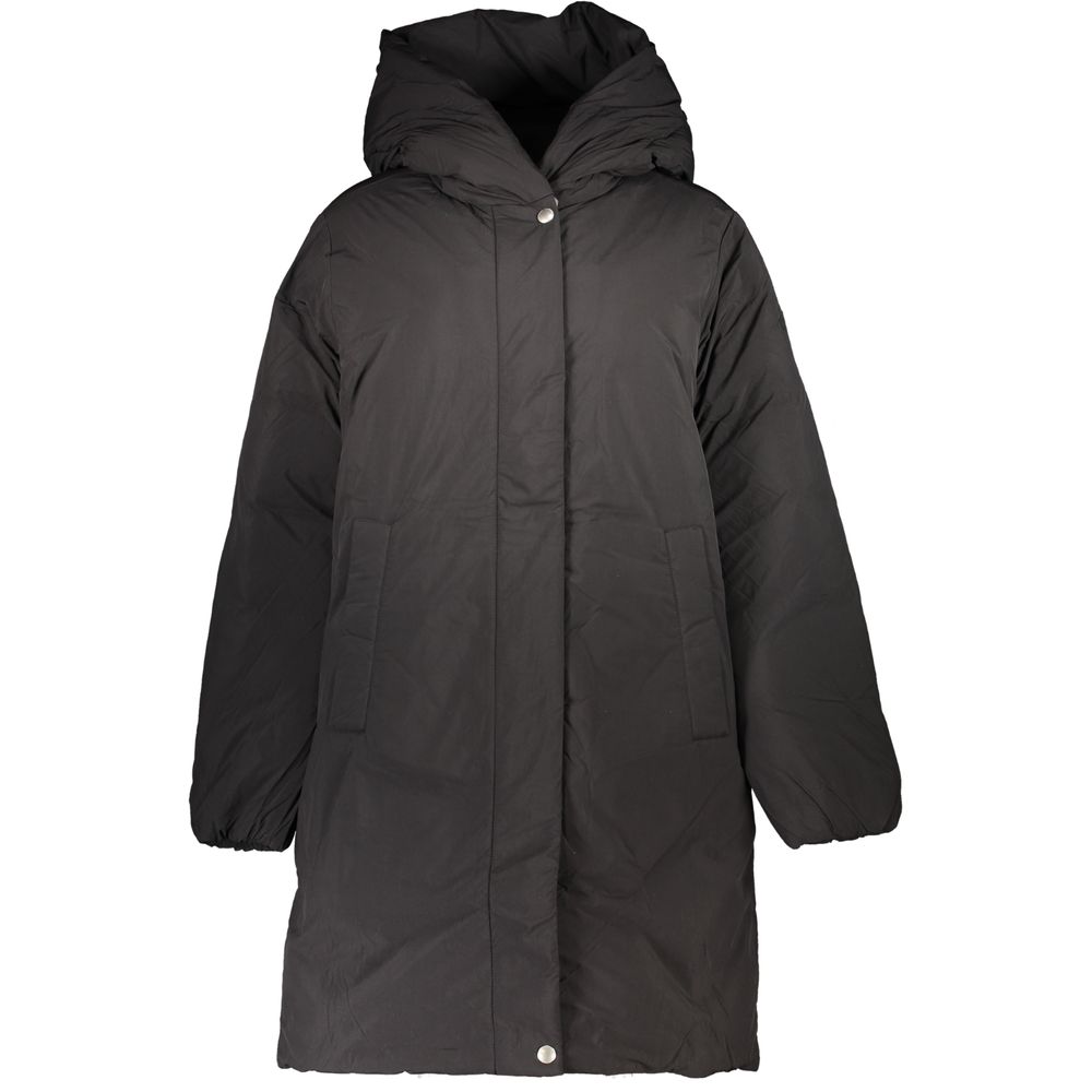 Tommy Hilfiger Schwarze Polyesterjacken &amp