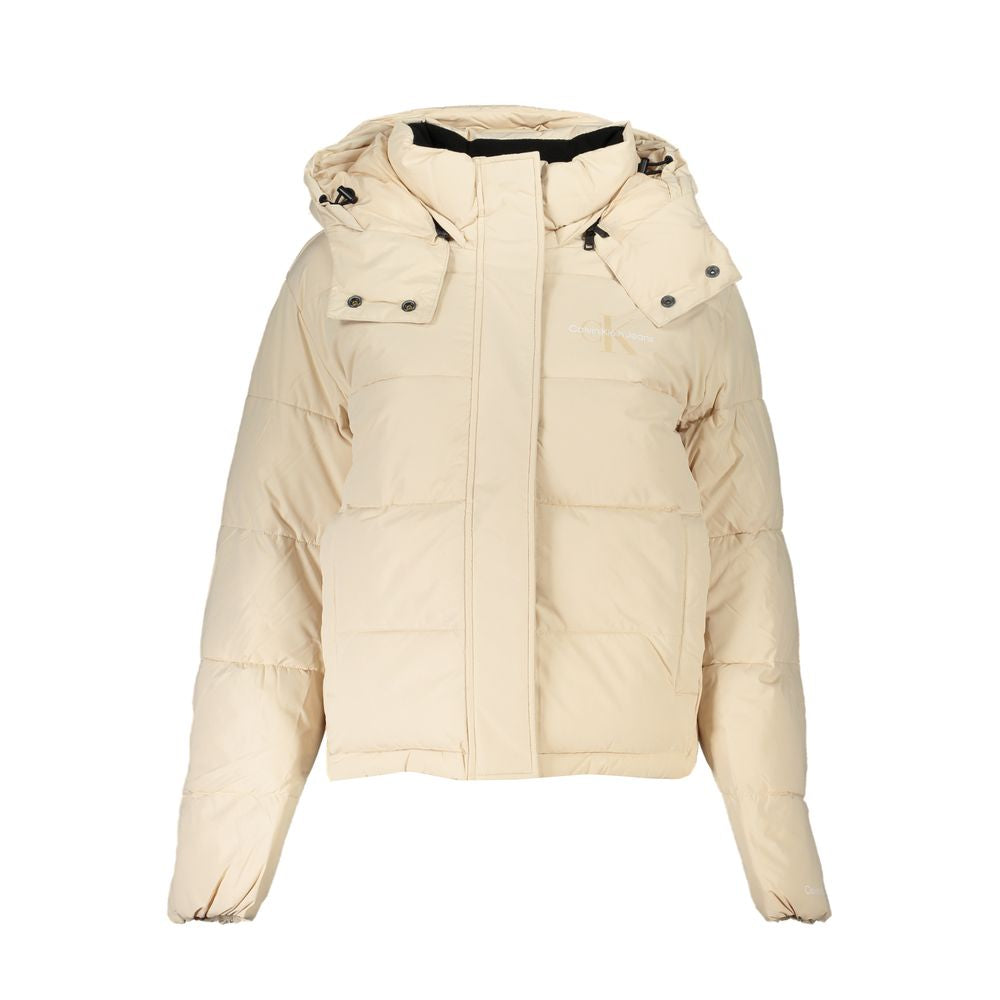 Calvin Klein Beige Polyester Jackets &amp