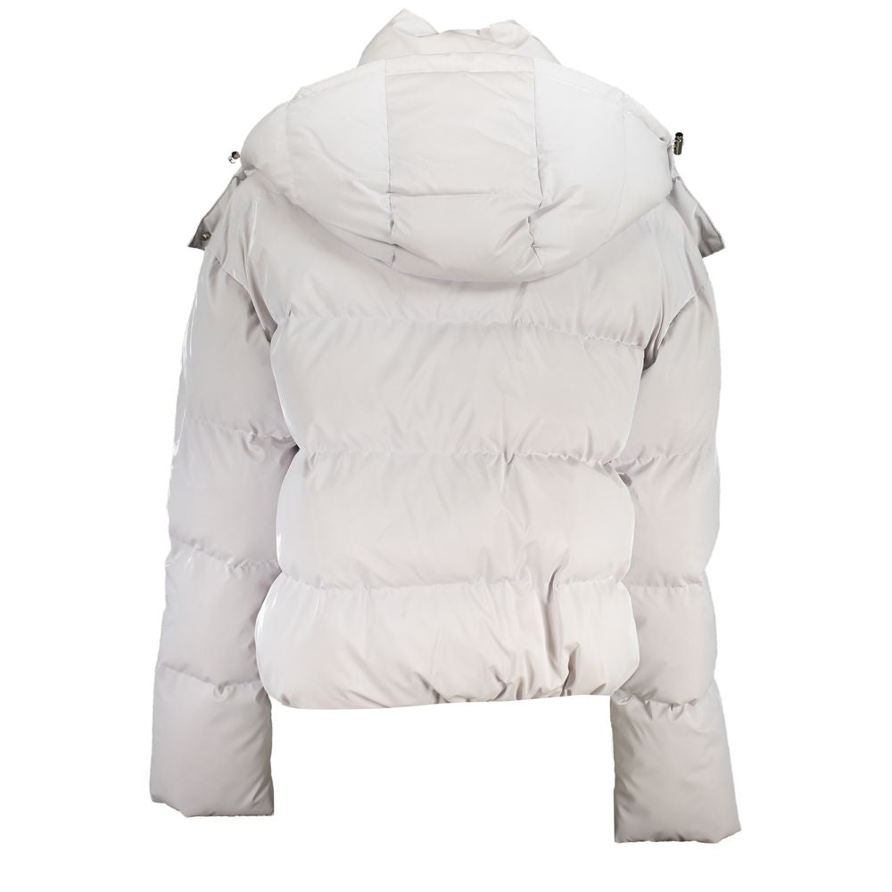 Patrizia Pepe White Polyethylene Jackets &amp