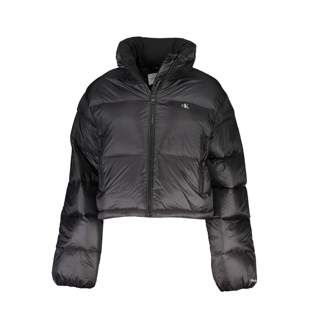 Calvin Klein Schwarze Polyamid-Jacken &amp