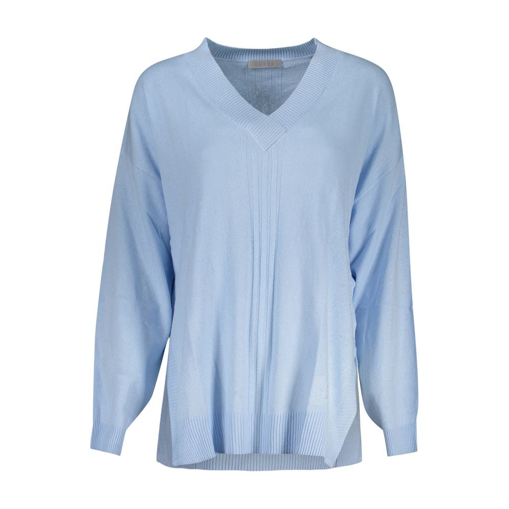 Guess Jeans Blauer Baumwollpullover