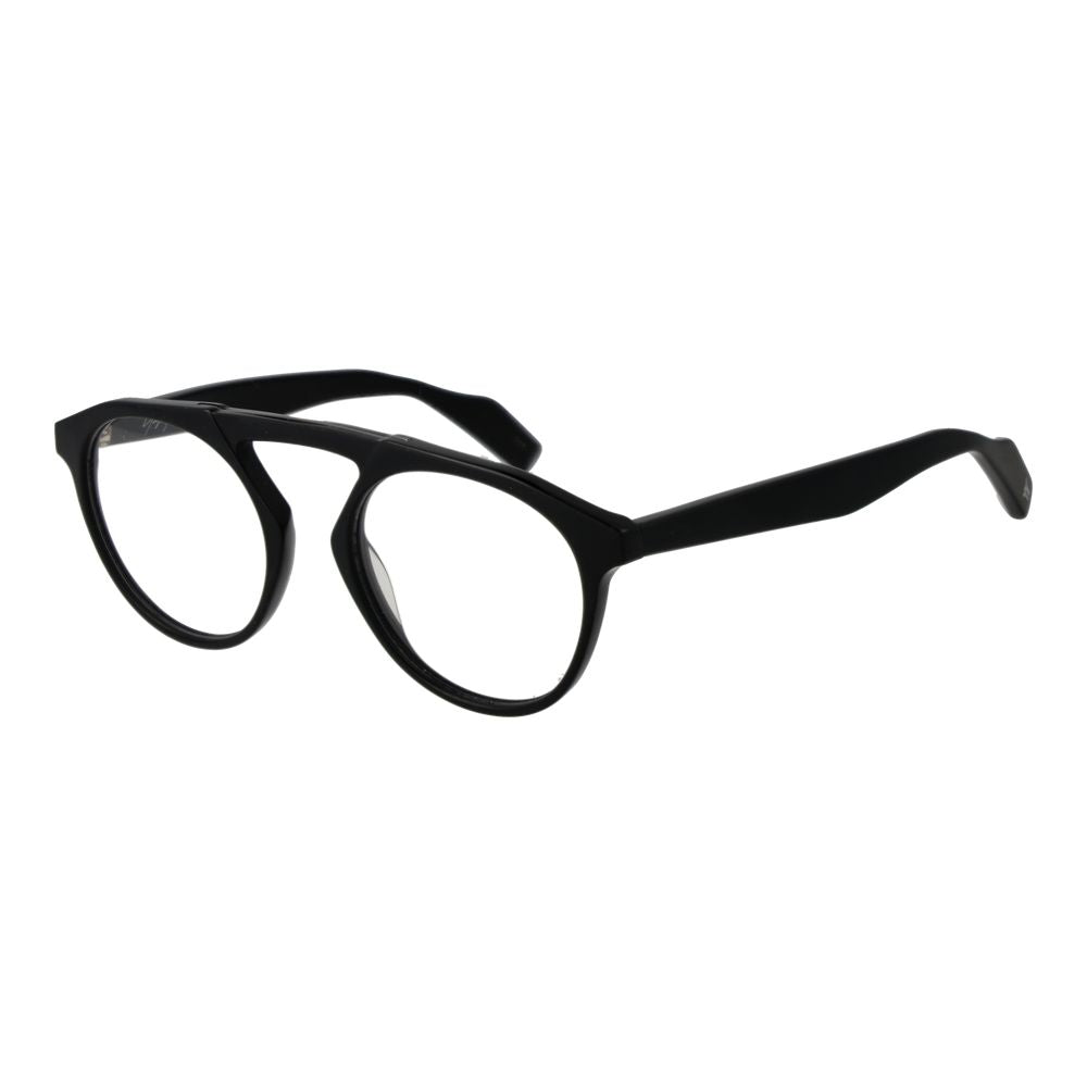 Yohji Yamamoto Schwarze Kunststoffbrille (Gestell)