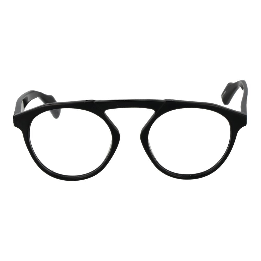 Yohji Yamamoto Schwarze Kunststoffbrille (Gestell)