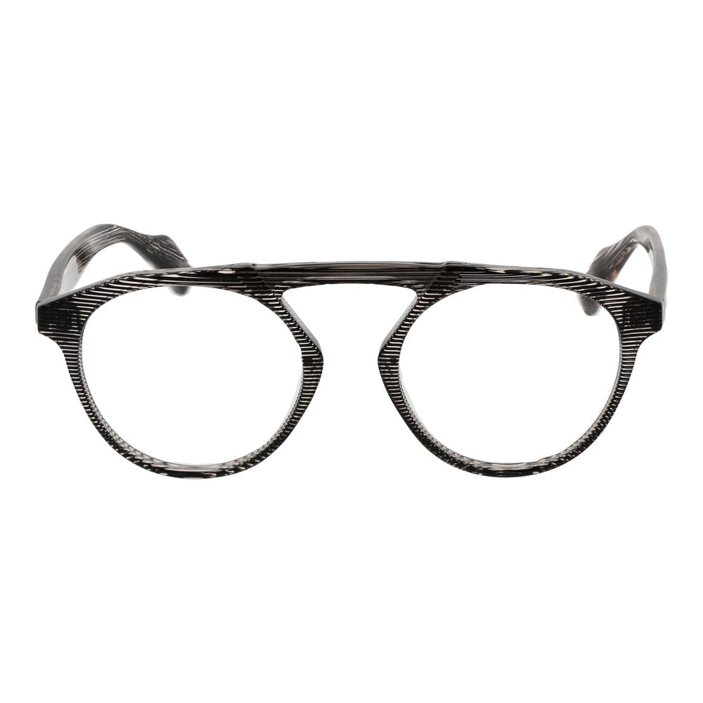 Yohji Yamamoto Braune Kunststoffbrille (Fassung)