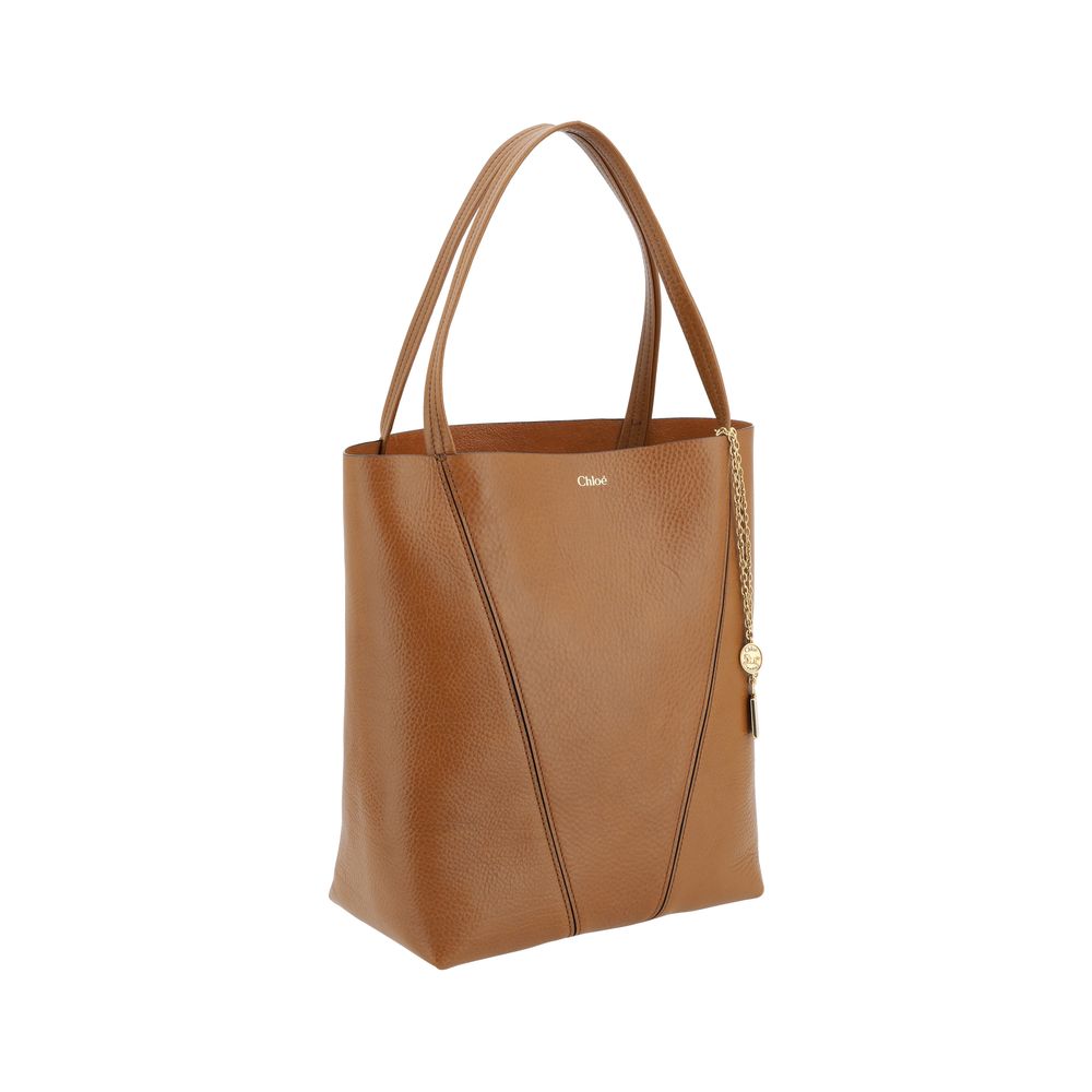 Chloé Brown Calfskin Bos Taurus Shoulder Bag