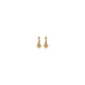 Versace Goldene Metall-Ohrringe