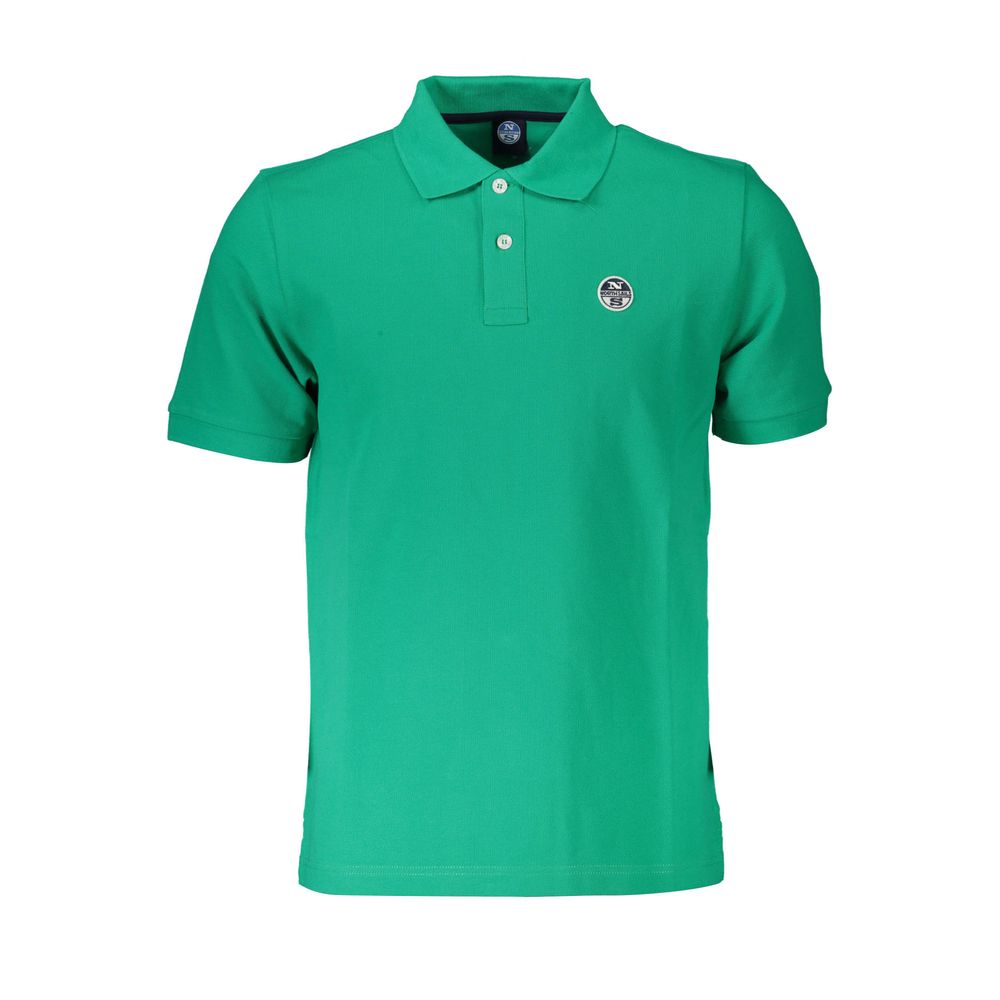 North Sails Blu Cotton Herren Poloshirt