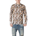 Gianni Lupo Baumwollhemd mit Muster in Multicolor