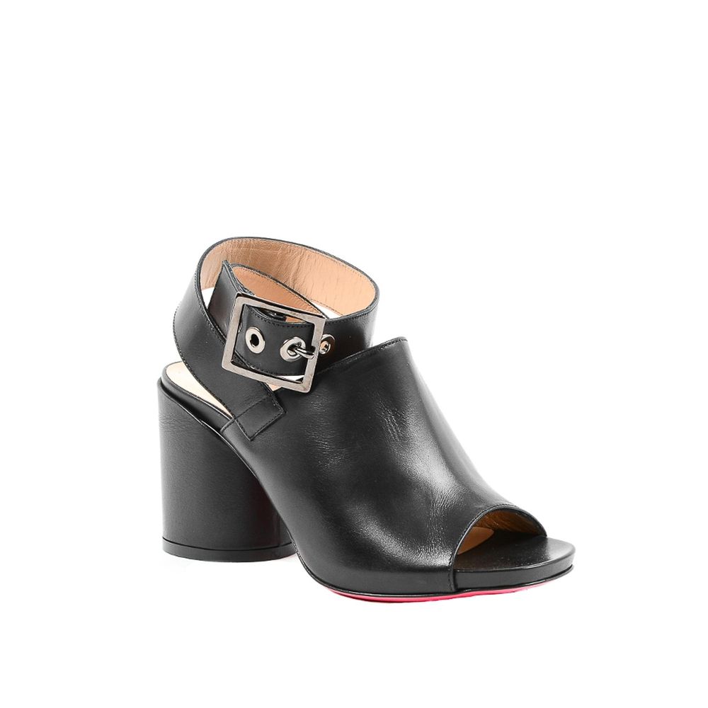 Dee Ocleppo Schwarze Lederpumps mit hohem Absatz