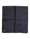 Dolce & Gabbana Blauer DG Crown Silk Square Herren Foulardschal