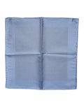 Dolce & Gabbana Hellblauer Seidenschal Square Herren Foulard