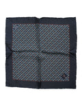 Dolce & Gabbana Square Cocktail Silk Foulard Scarf in Blue
