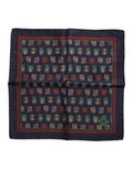 Dolce & Gabbana Multicolor Medaillen Quadratischer Foulardschal