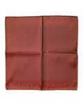 Dolce & Gabbana Orange Seide Quadrat Männer Foulard Schal