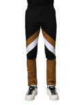 Dolce & Gabbana Multicolor Cotton Slim Fit Men's Trousers