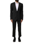 Dolce & Gabbana Black Single-Breasted Wool Suit (2-Piece)